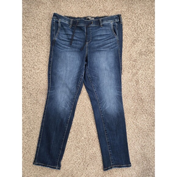 TORRID Womens Jeans Blue Size 2T High Rise Elastic Waist Denim Cotton Blend - Picture 1 of 6